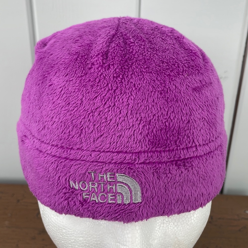 🔥5/$20🔥 The North Face Infant Toddler Fuzzy Hat Beanie Tuque Magenta Purple